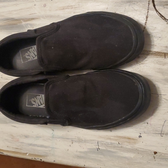 Vans slip on, Black, size 8.5 his or hers - Picture 2 of 4
